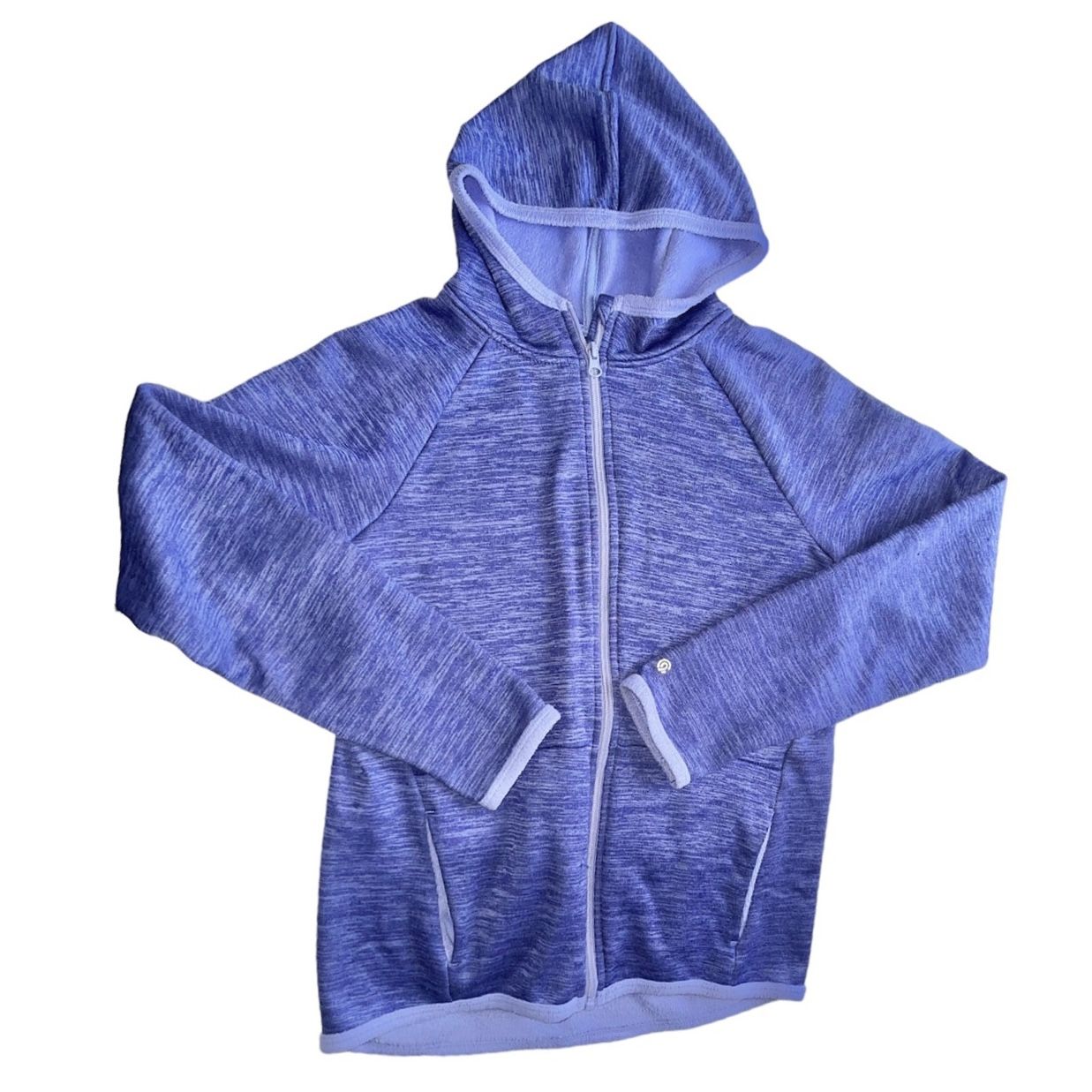 Champion Fleece Lined Hooded Zipper Jacket XL 14/16