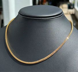 Jewelry 10k solid Yellow Gold Franco link 18.00” Chain necklace 7.10 grams 2.80mm
