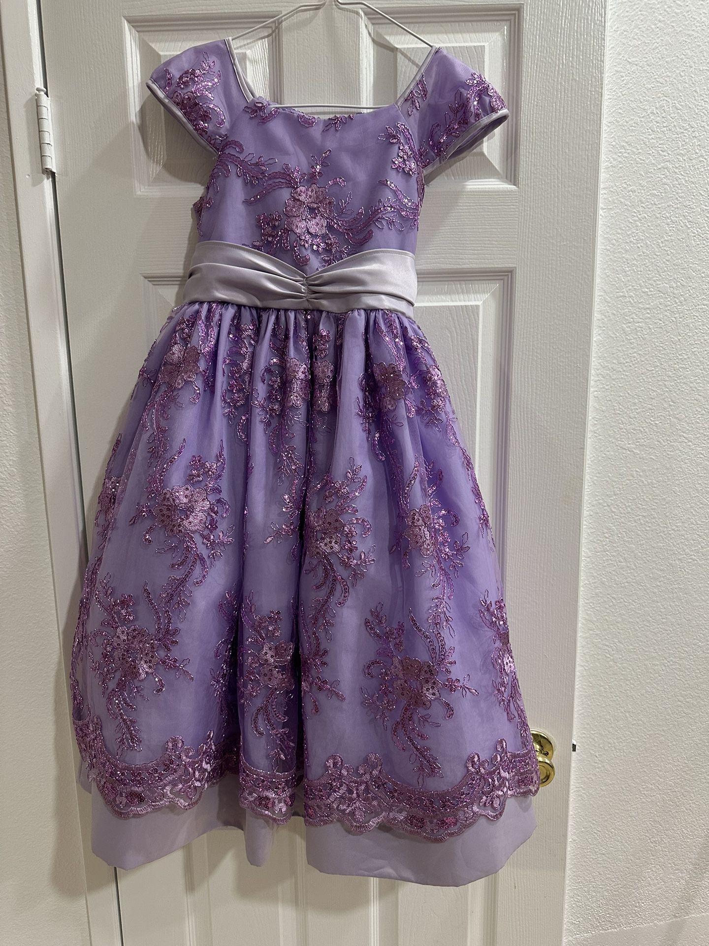 Purple Violet Girls Dress