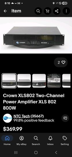 Crown Xls 802