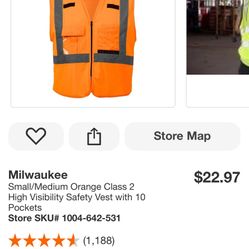 New Milwaukee Safety Vest