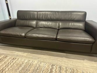 Italian leather sofa 5 seats