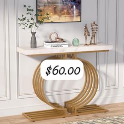 Table With Gold Base