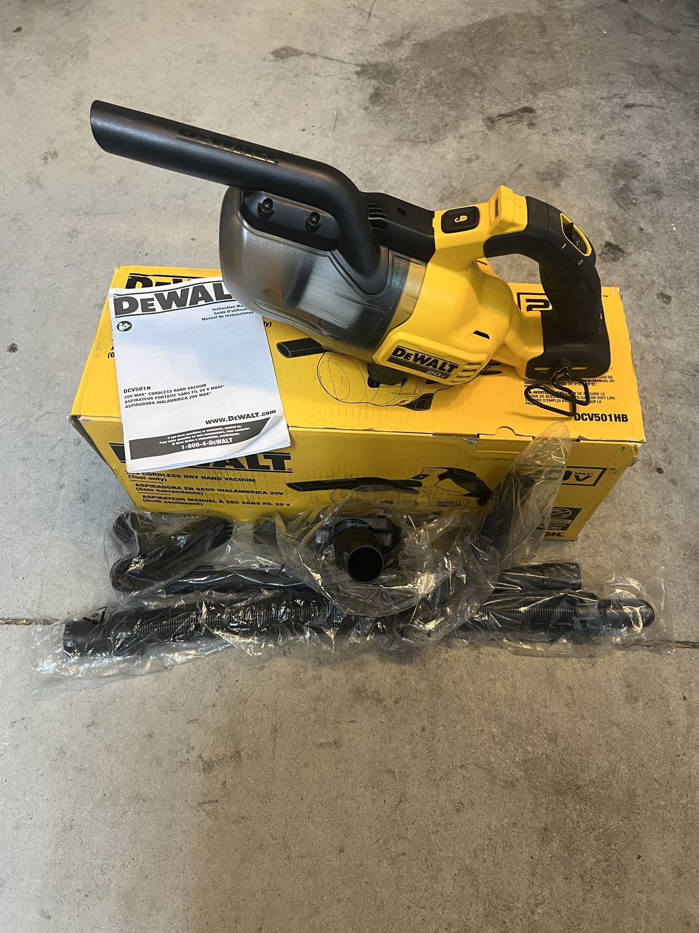 DEWALT Bagless 20V MAX Stick Cordless General Dirt Filter Handheld Vacuum (Tool Only, Battery Not Included)