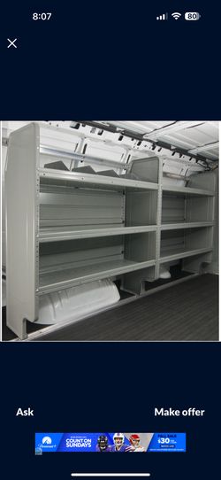 Chevy Express Shelves