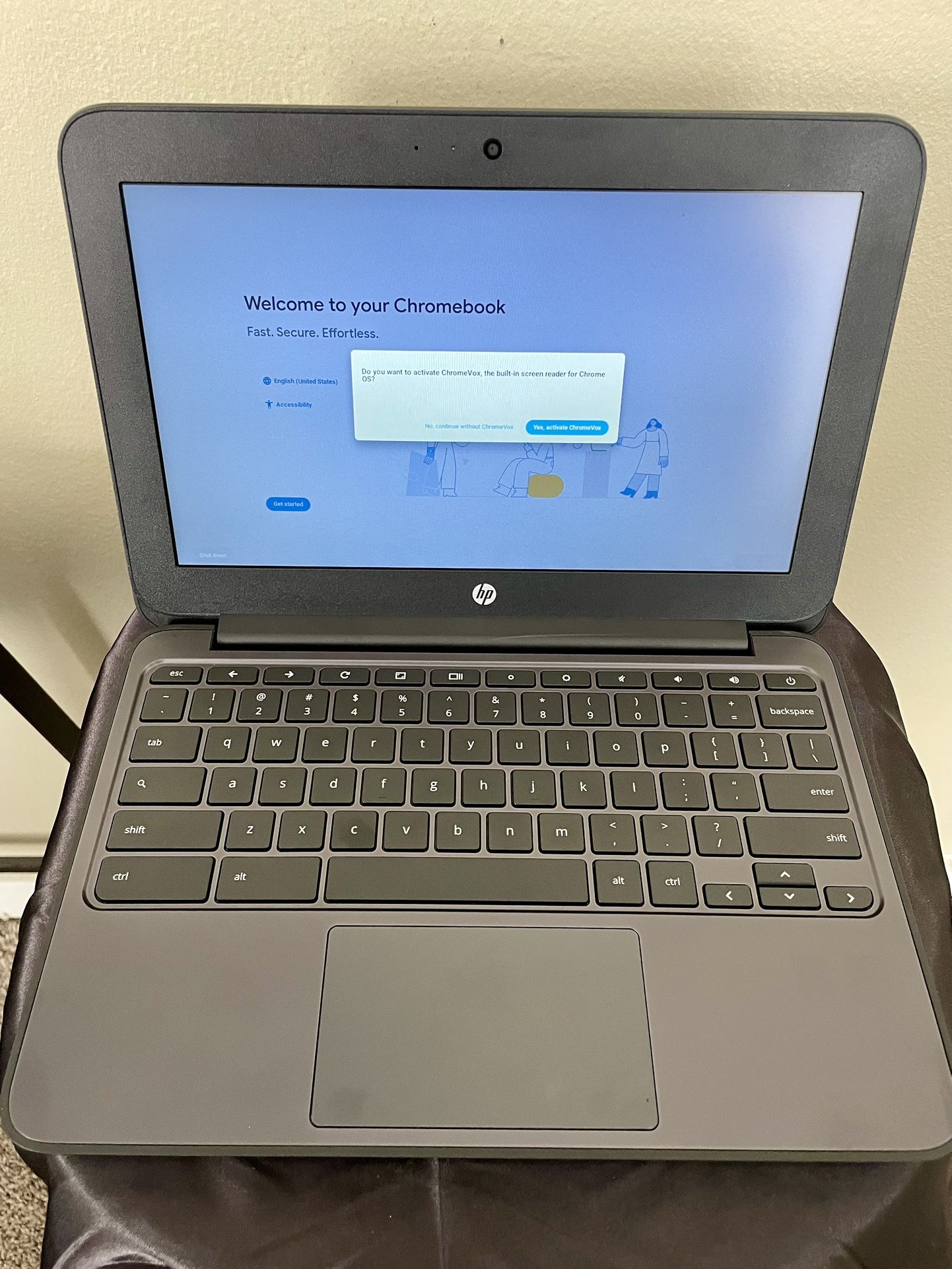 HP Chromebook 11.6" Laptop, Celeron, 4GB, 16GB SSD