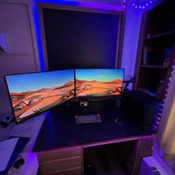 Full Gaming Setup (ENTIRE PC, 2 Monitors, and Accessories ALL included)