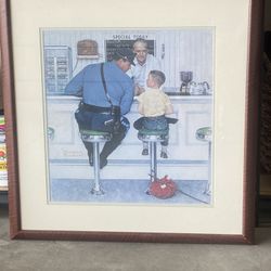 Norman Rockwell “Runaway“ 24”x26”