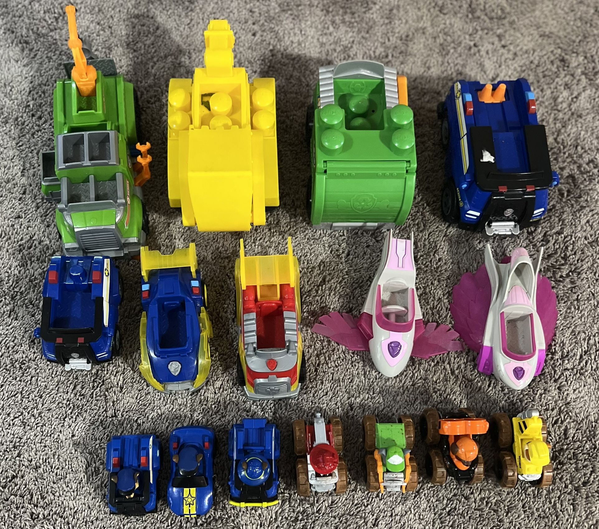 Paw Patrol Cars Lot
