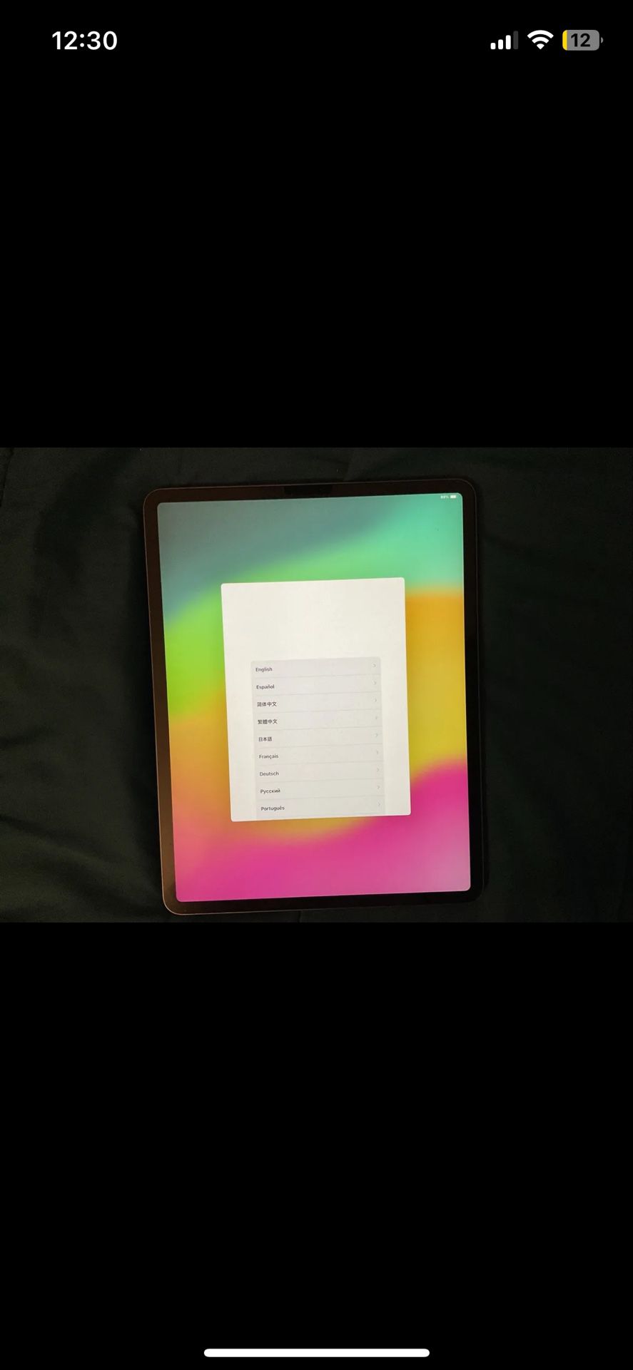 Apple iPad Pro 4th Gen. 128GB, Wi-Fi, 12.9 in - Space Gray