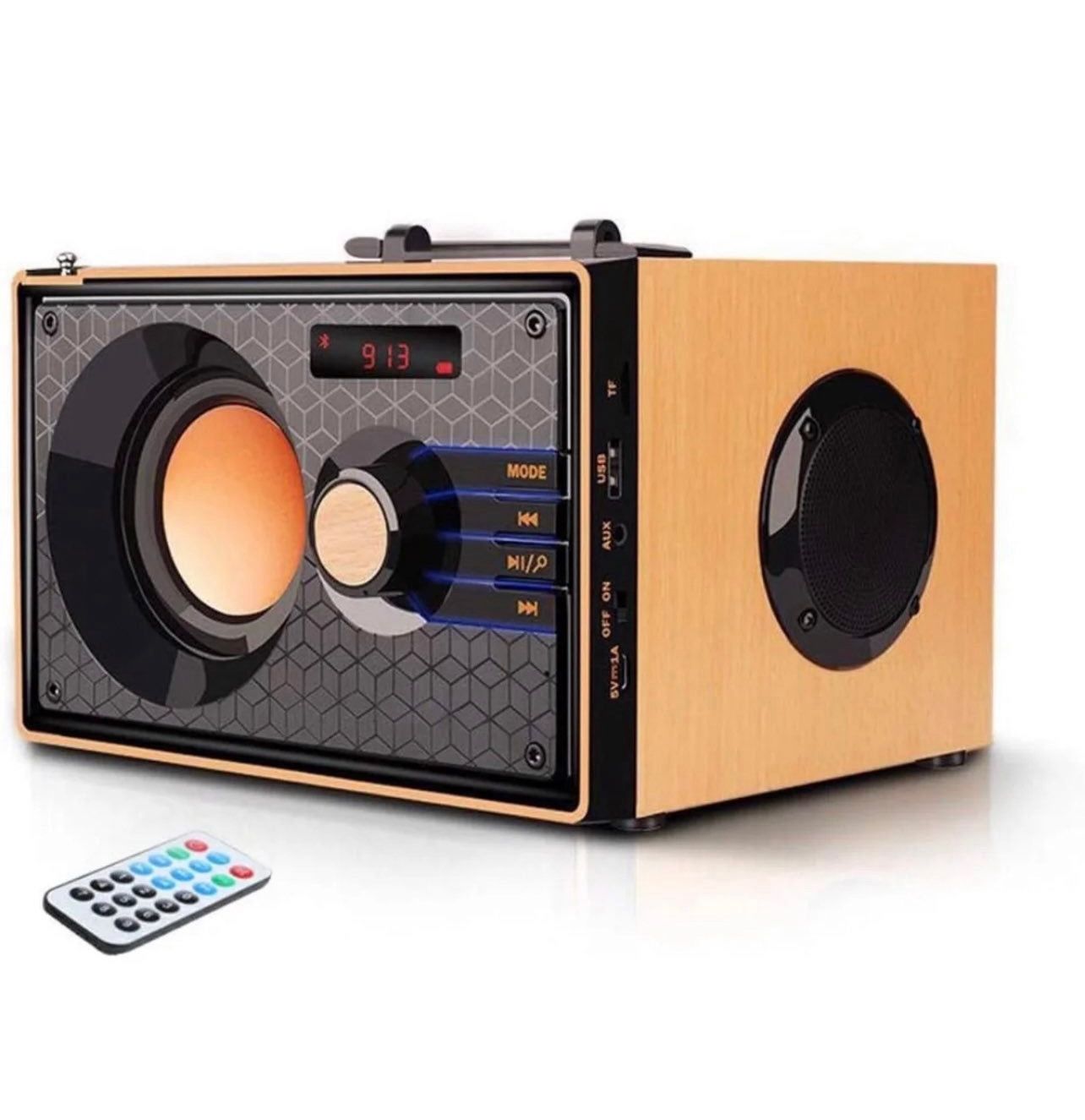 Portable bluetooth speaker with fm radio