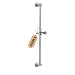 1326: New Shower Slide Bar Adjustable Handheld Shower Head Holder Wall Mount - 30inch All-Metal Shower Head Slide Bar Compatible with Bathroom Drill F