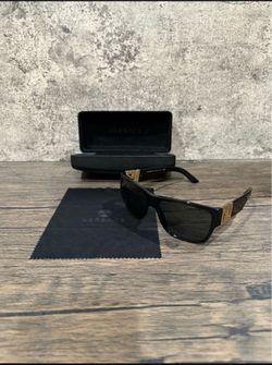 Versace 4296 Sunglasses GB1/87 59 16 145 3N Black Gold