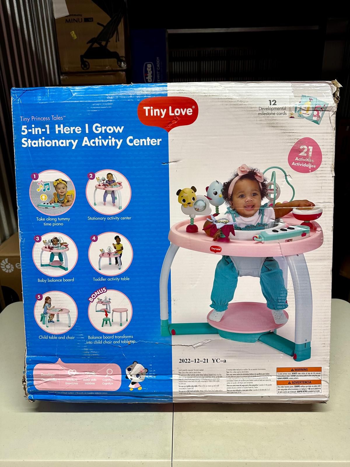 Tiny Love 5-in-1 Here I Grow Stationary Activity Center Tiny Princess Tales