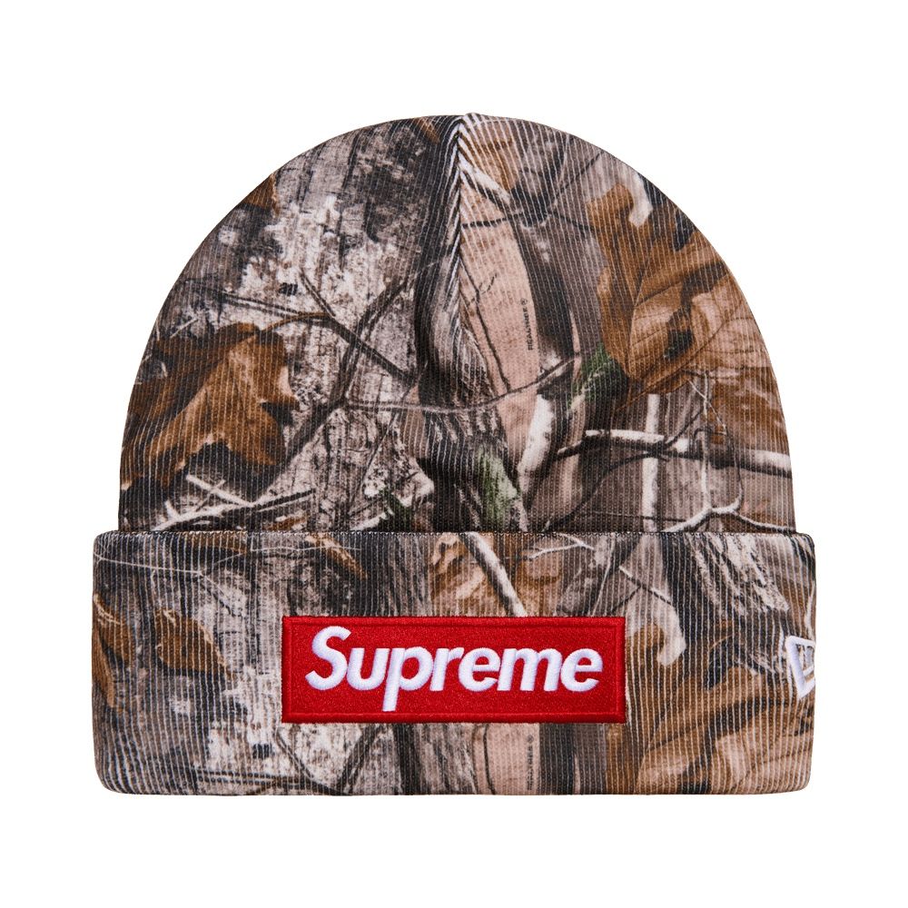 Supreme Box Logo Beanie Tree Camo NEW