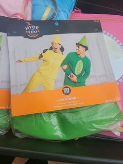 Hyde & EEK Adult Crayons Couples Halloween Costume Set