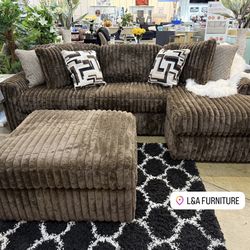 CORDUROY SECTIONAL