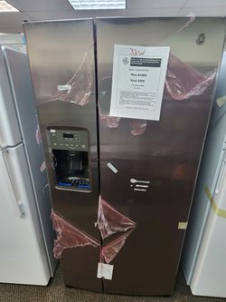 23.0 cu. ft. Side by Side Refrigerator in Fingerprint Resistant Stainless Steel, Standard Depth