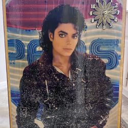 Vintage - Michael Jackson Pepsi-Cola Wall Clock
