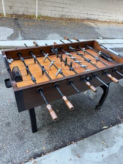 Foosball Table with Wood Handles 54 3/4 x29 1/2 x 36“ tall
