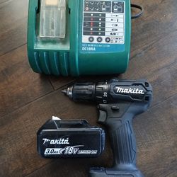 Makita Impact Drill Driver Battery Charger Tool Set 