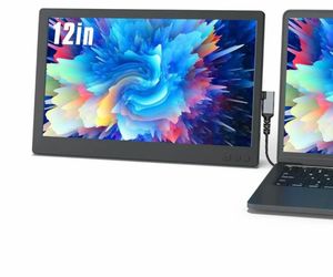 Portable Monitor for Laptop, 12'' Monitor Extender