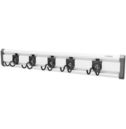 Gladiator GearTrack Garage Wall Storage Kit with 5-Hooks