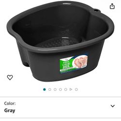 Foot Soaking Bath Basin - Large Size for Soaking Feet, Best Pedicure at Home Spa Treatment - Callus, Fungus and Dead Skin Remover, Enjoy Hot Water Foo