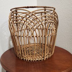 Wicker Boho Basket X2