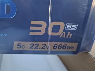 22v 30amh battery