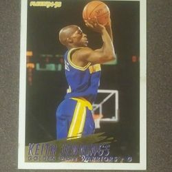 1994-95 Fleer Keith Jennings Golden State Warriors #73 Basketball Card Vintage Trading Collectible Sports NBA 1994