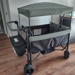 Weekend Price ! 4-Seat Kids Wagon Stroller with Canopy | All-Terrain | Like New