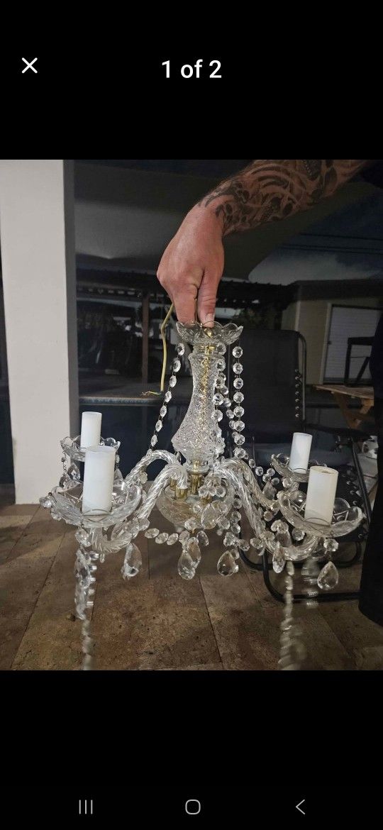 Crystal Vintage Antique Chandelier