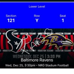 Texans vs Ravens 
