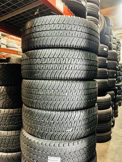 💰 Best deals are ca$h in person 4 USED TIRES LT275/65R20 MICHELIN LTX A/T2 ALL SEASON HEAVY DUTY 10PR LOAD E 80PSI LBS 275 65 20