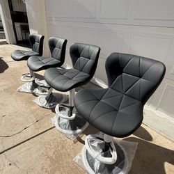 Brand New Adjustable Height, Bar Stools