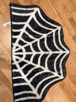 Halloween Spiderweb Shaped Area Rug
