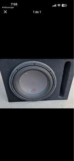 Alpine R-Series Subwoofer in Ported Box