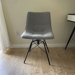 Linen Swivel Desk Chair