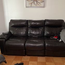 Leather Recliner Sofas 