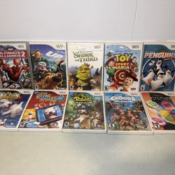 Nintendo Wii Games $10 Each 