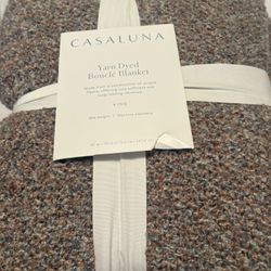 Casa Luna Yarn Dyed Boucle Blanket King