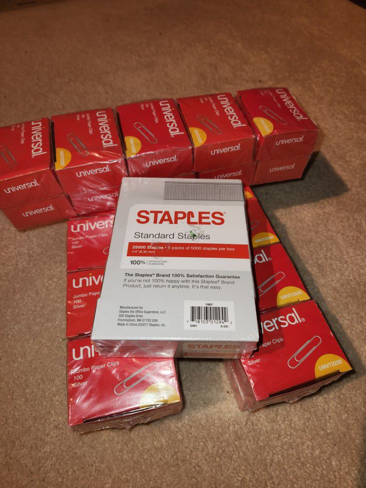 Bulk Paperclips And Staples