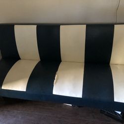 Leather Ottoman 