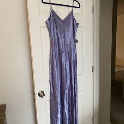 Nordstrom Lavender Satin Dress