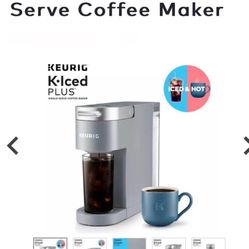 Keurig Single Plus Iced