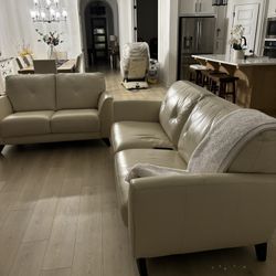 2 Luxury Sofa Leather 