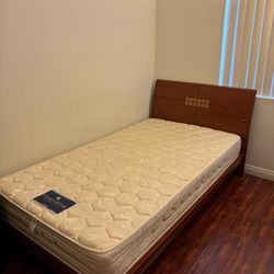 Twin Size Bed With Mattress 