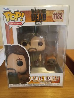 Funko pop walking dead Daryl dixon w/ dog