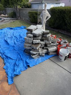 Concrete Pavers Broken From Driveway